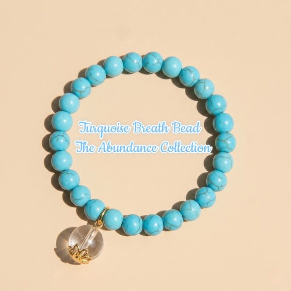 Turquoise Breath Bead | The Abundance Collection