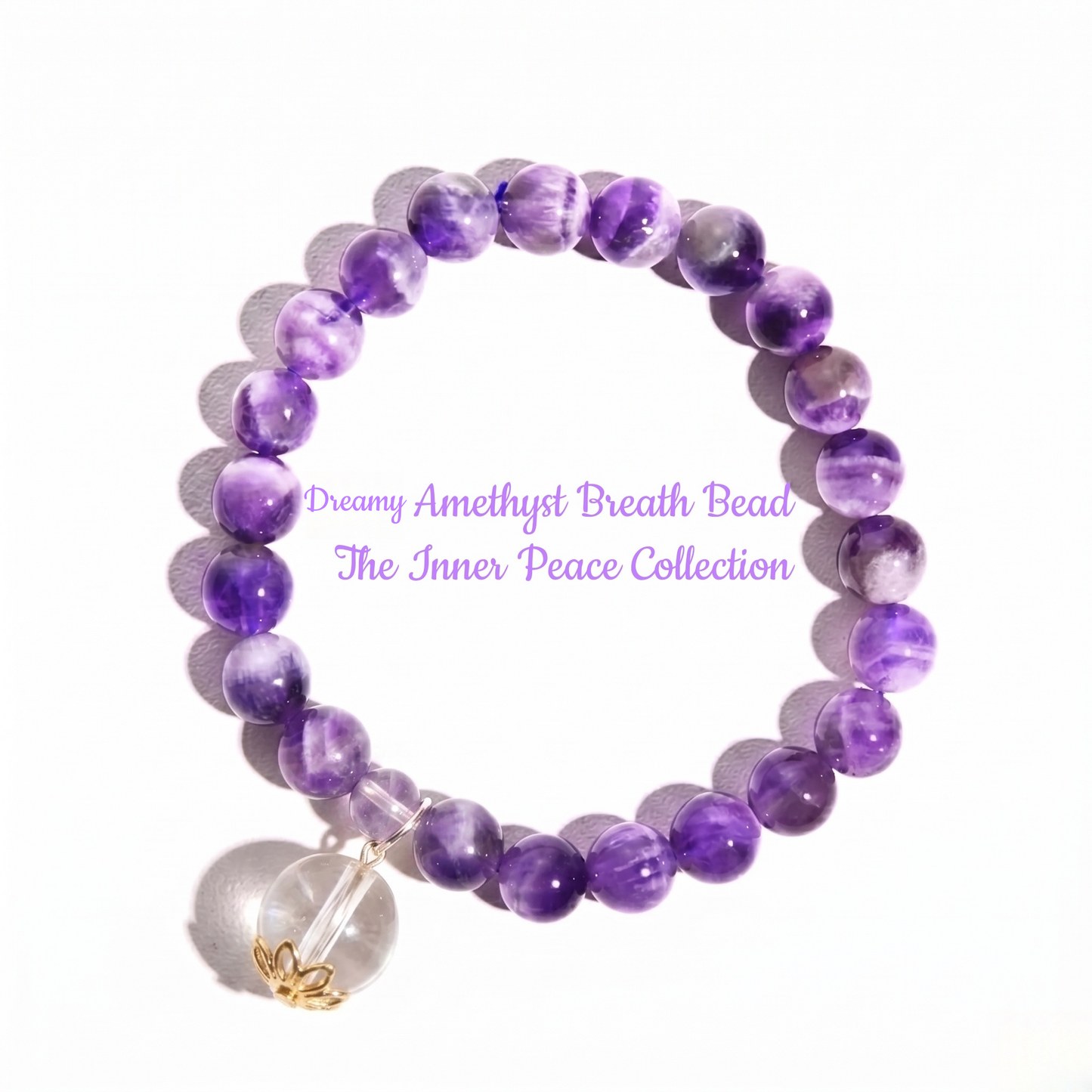 Dreamy Amethyst Breath Bead | The Inner Peace Collection